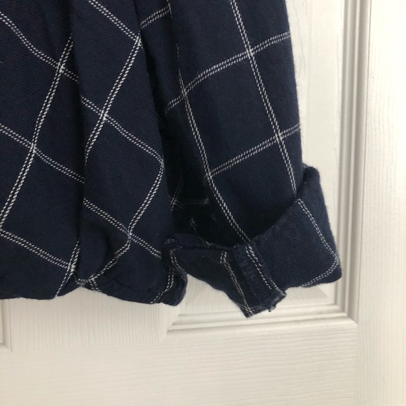 Gap Blue Long Sleeve Wrap Top - Picture 4 of 7